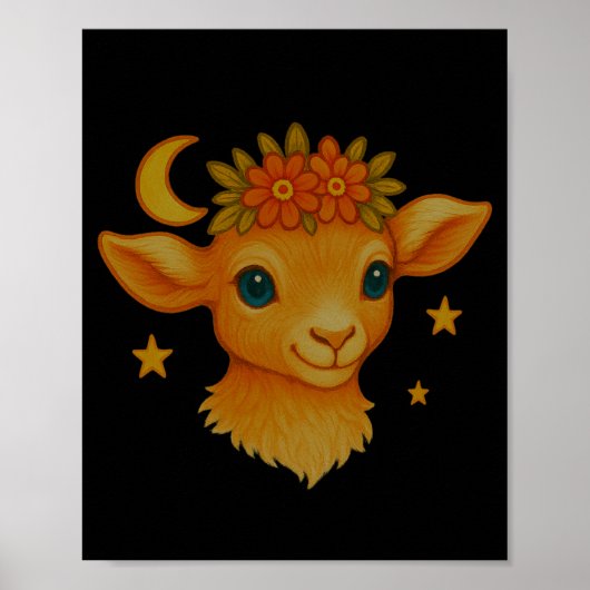 Poster Dont Worry Baa Happy Baby And Childrens Infant (Devant)