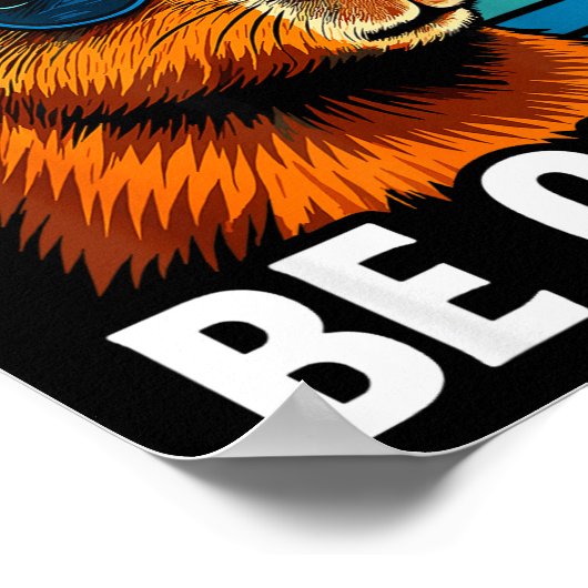 Poster Dont Worry Be Capy Capybara  (Coin)