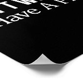 Poster Don't Worry I Have A Plan - (Coin)