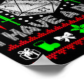 Poster Don't Worry I Have Plan Christmas D20 Ugly Tableto (Coin)