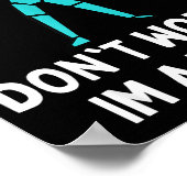 Poster Don't Worry Im A Tank Gaming Mmo Rpg Funny (Coin)