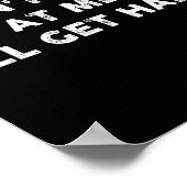 Poster Don't Yell At Me I'll Get Hard Apparel  (Coin)