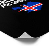 Poster Dont You Understand Volcano Iceland  (Coin)