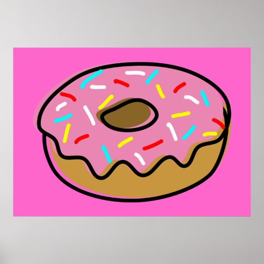 Poster Donut (Devant)