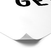 Poster Donut Get Mad Get Leaven Drôle Donut Pun (Coin)