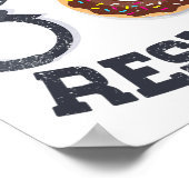 Poster Donut résiste aux menottes Officier de Police (Coin)