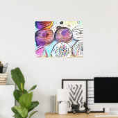 Poster Donuts 12017 Art abstrait (Bureau à domicile)