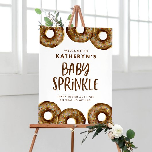 Poster Donuts au Chocolat Baby Sprinkle