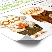 Poster Donuts modifiables avec prospectus grand-parent (Coin)