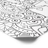 Poster Doodle café et thé 2 (Coin)