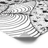 Poster Doodle cardiaque inspiré 2 (Coin)