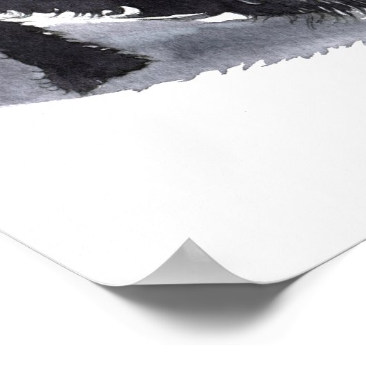 Poster Doodle de Labradoodle (Coin)