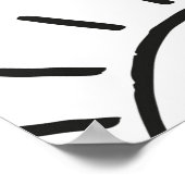 Poster Doodle eye, motif sans soudure. (Coin)