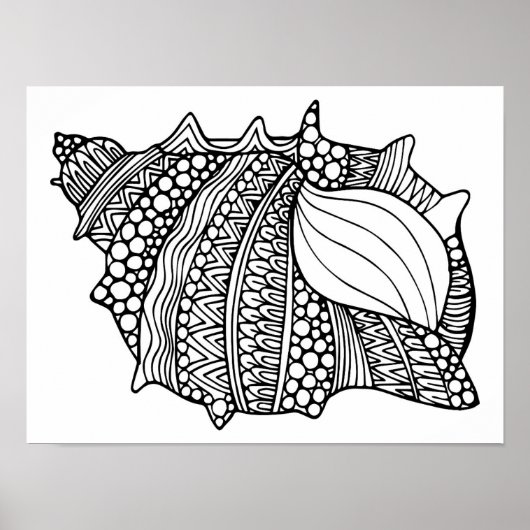 Poster Doodle inspiré 2 (Devant)