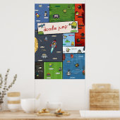 Poster Doodle Jump (Cuisine)