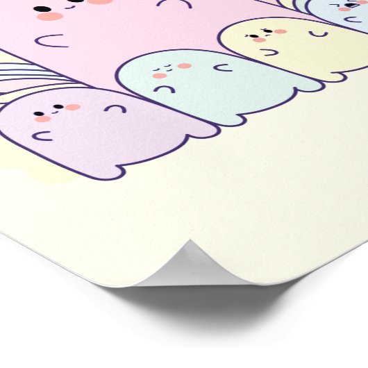 Poster Doodle mignon (Coin)