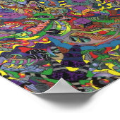 Poster Doodle sur les stéroïdes (Coin)