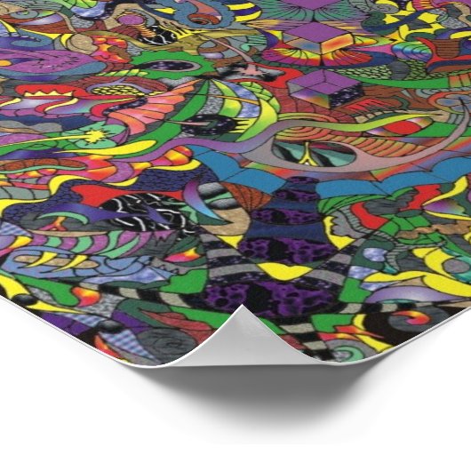 Poster Doodle sur les stéroïdes (Coin)