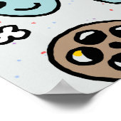 Poster Doodles de série TV : Drôle ensemble Vintage. (Coin)