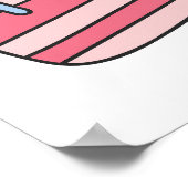 Poster Doodles d'été : Ensemble Arrière - plan blanc. (Coin)