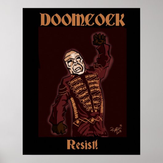 Poster Doomcock Resist (Devant)