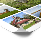 Poster Door County, Wisconsin - Vues Pittoresques (Coin)