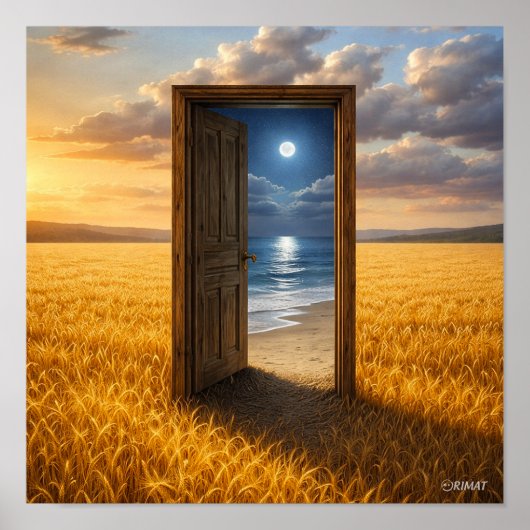 Poster Door in the Wheat (Devant)