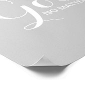 Poster - Doorgaan (Hoek)