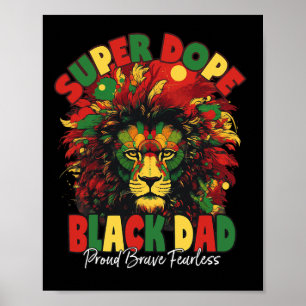 Poster Dope Black Papa Mois de l'histoire des Noirs
