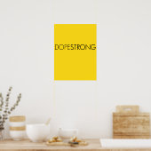 POSTER DOPESTRONG LANCE ARMSTRONG PARODY (Cuisine)