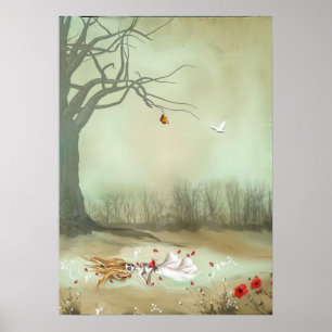 Poster d'Ophélie Shakespeare Russe Goth Art