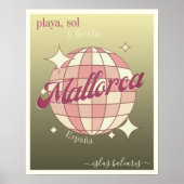 Poster d'or de l'île de Majorque (Devant)