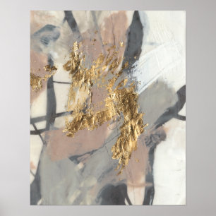 Poster D'or rougissez