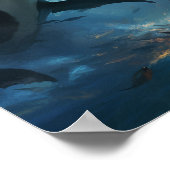 Poster d'Orca contre Kraken - Bataille épique de l (Coin)