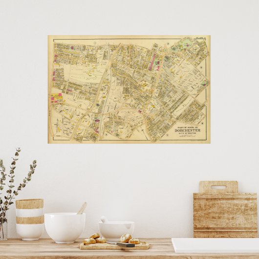 Poster Dorchester, Massachusetts 7 (Cuisine)