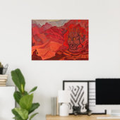 Poster Dorje, le Daring One, 1925 par Nicholas Roerich (Bureau à domicile)