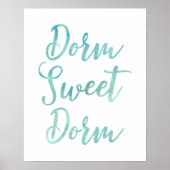 Poster Dorm Sweet Dorm (Devant)