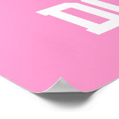 Poster Dorm Sweet Dorm | Rose chaud (Coin)