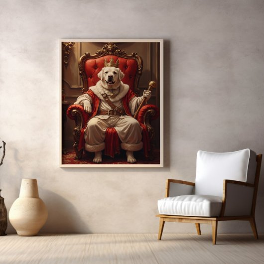 Poster Dormeuse Royale : Friandises, siestes et noblesse