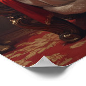 Poster Dormeuse Royale : Friandises, siestes et noblesse (Coin)