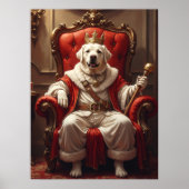 Poster Dormeuse Royale : Friandises, siestes et noblesse (Devant)