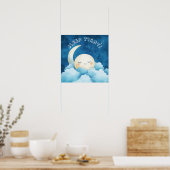 Poster Dormez Bien Ciel de Nuit Bleu (Cuisine)