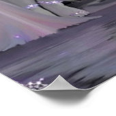 Poster Dormir au clair de lune sur toile (Coin)