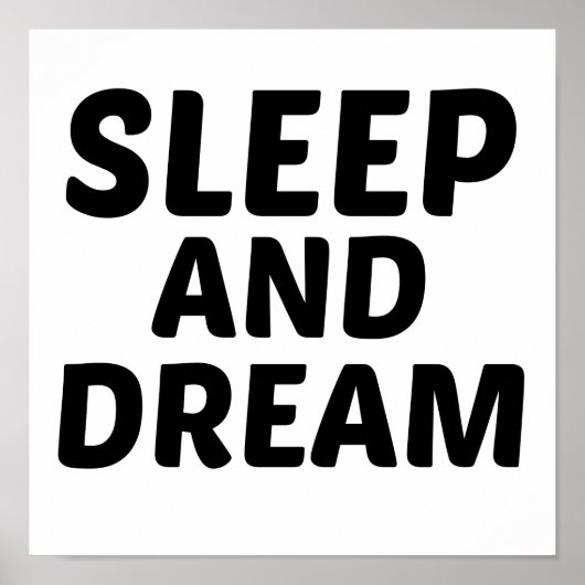 POSTER DORMIR ET RÊVER (Devant)