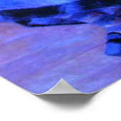 Poster Dormir fille et chat (Coin)