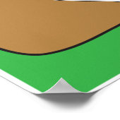 Poster Dormir Un Chien Dans Une Maison De Chien (Coin)