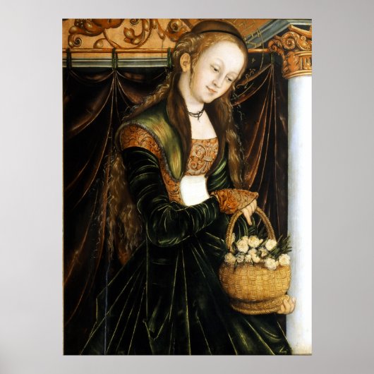 Poster Dorothea - Cranach l'aîné - c1530 (Devant)