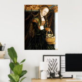 Poster Dorothea - Cranach l'aîné - c1530 (Bureau à domicile)