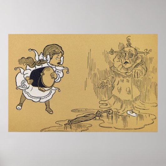 Poster Dorothy fond la sorcière méchante (Devant)