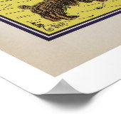 Poster Dorothy rencontre l'affiche Lion cowardly (Coin)